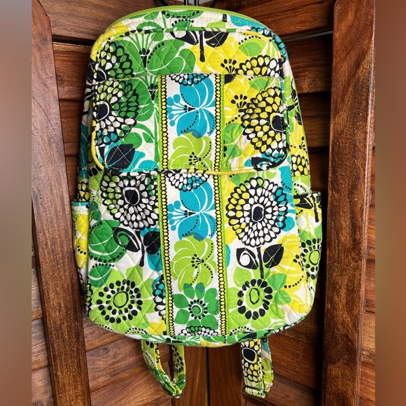 Vera Bradley Bags Vera Bradley Quilted Backpack In The Awesome Limes Up Series Poshmark